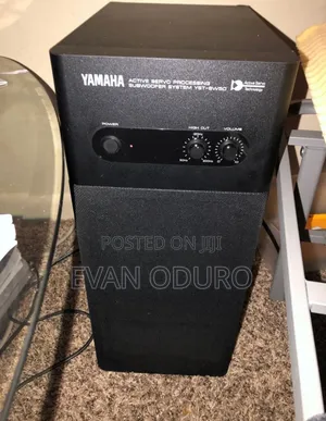 Powerful Yamaha Active Subwoofer Unique Built Advanced Tech Sodquality