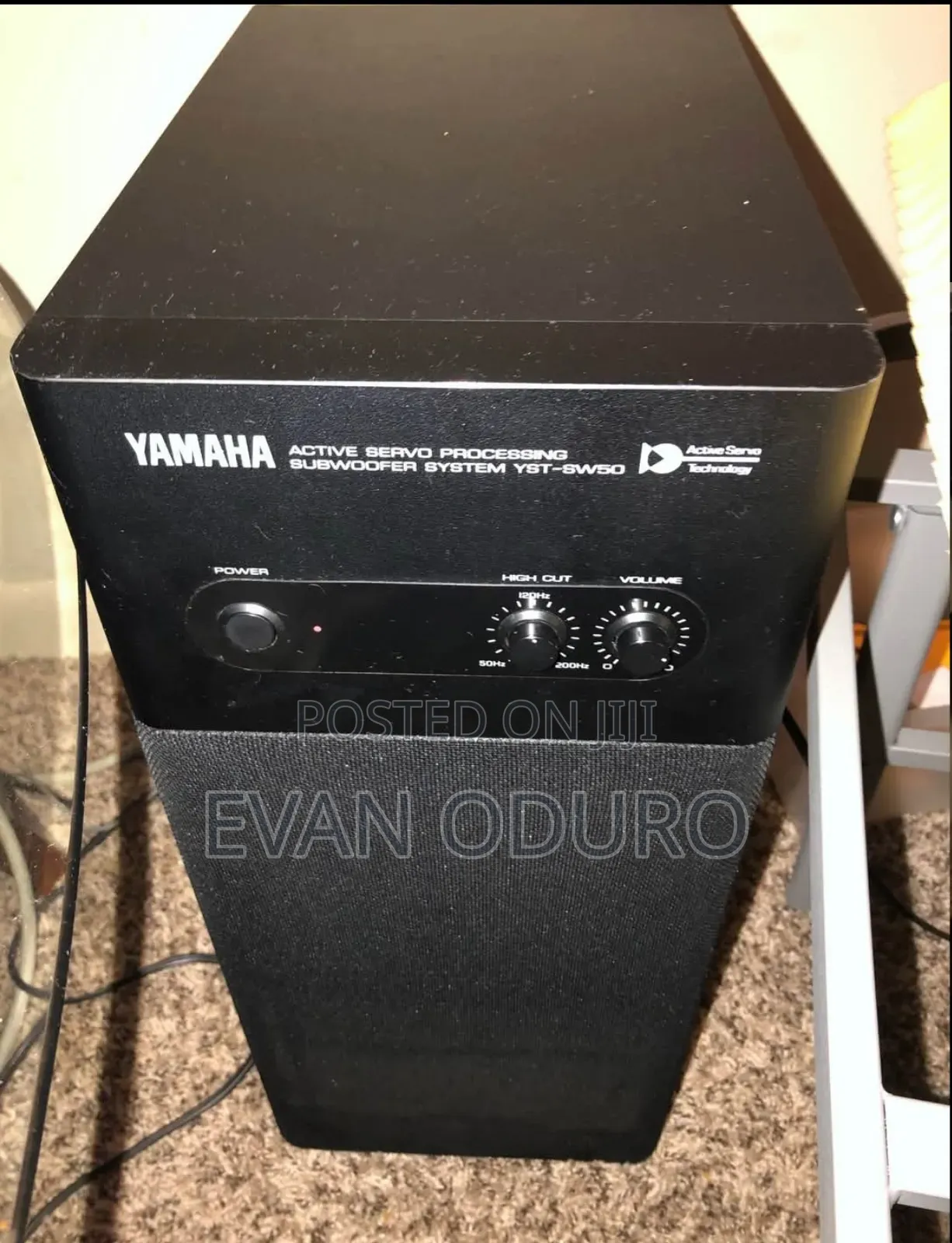 Powerful Yamaha Active Subwoofer Unique Built Advanced Tech Sodquality