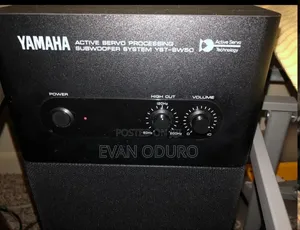 Powerful Yamaha Active Subwoofer Unique Built Advanced Tech Sodquality