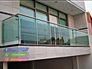 Sunrise Stainless Rail Glass Balustrade