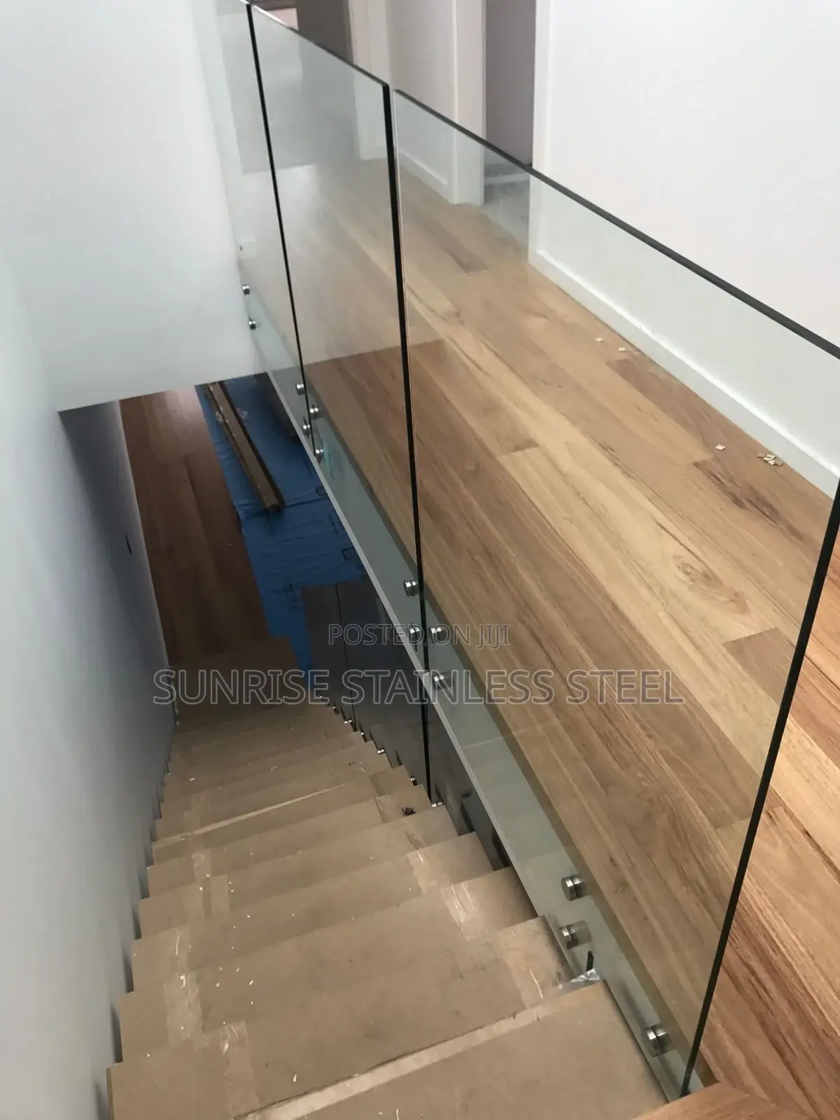 Sunrise Stainless Rail Glass Balustrade