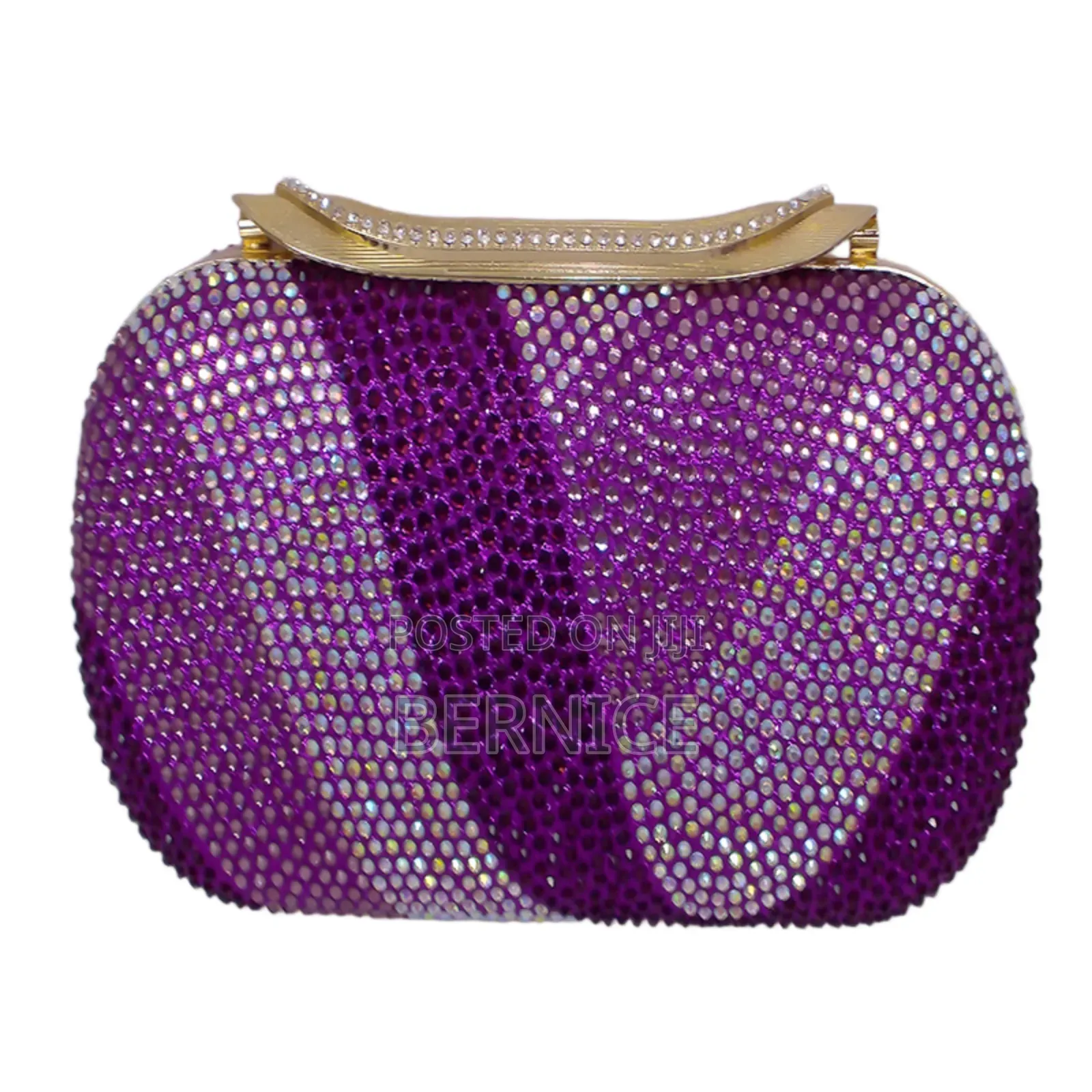 Purple Glam Clutch – Perfect for Parties Events
