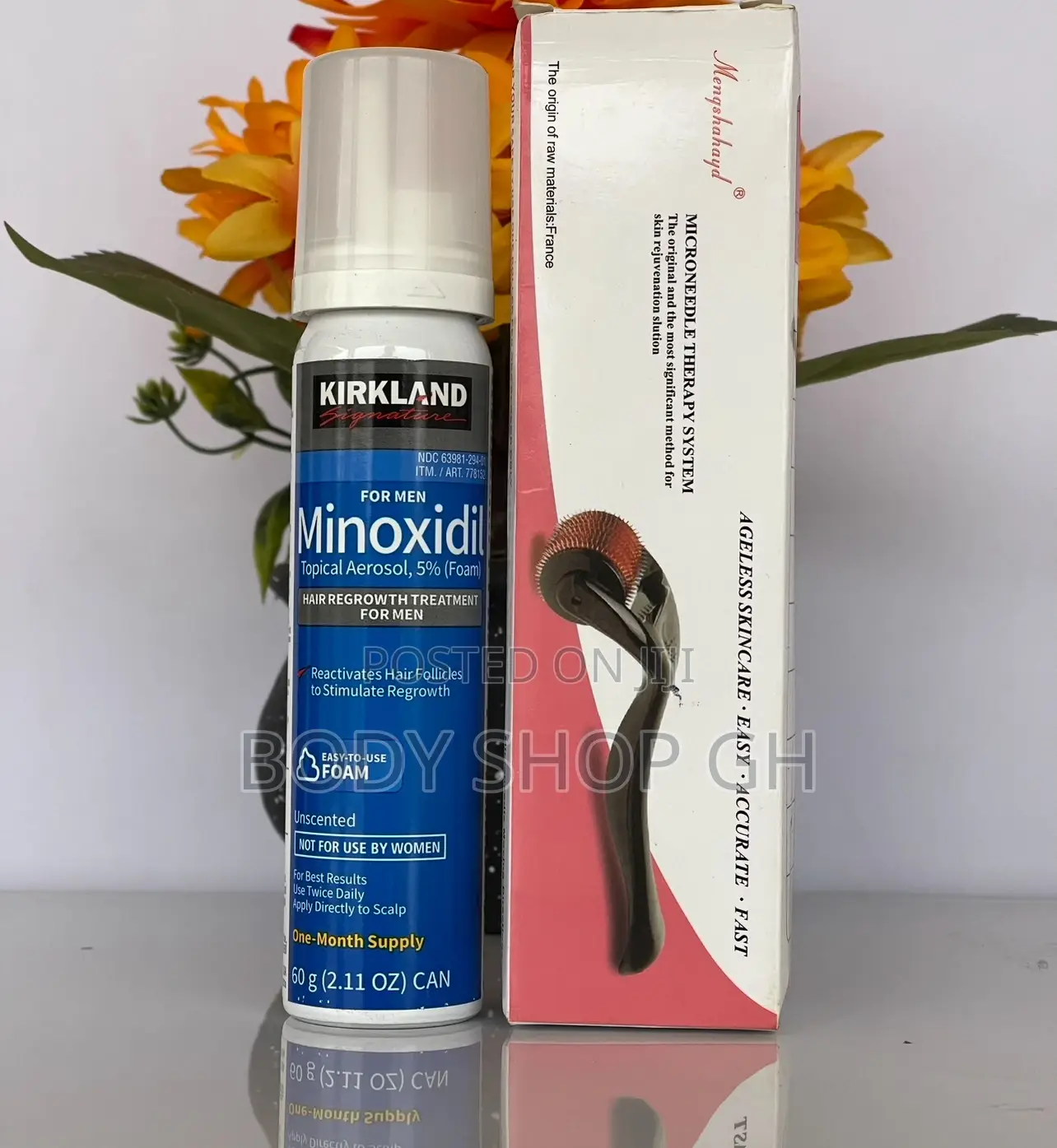 Kirkland Foam - Kirkland Minoxidil Foam + Derma Roller