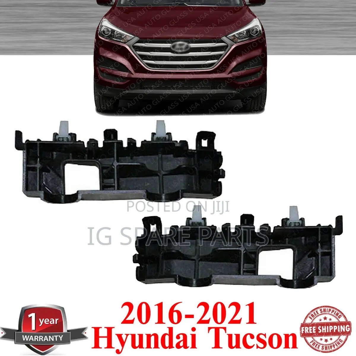 Hyundai Tucson 2016-2019 Front Bumper Bracket Pair