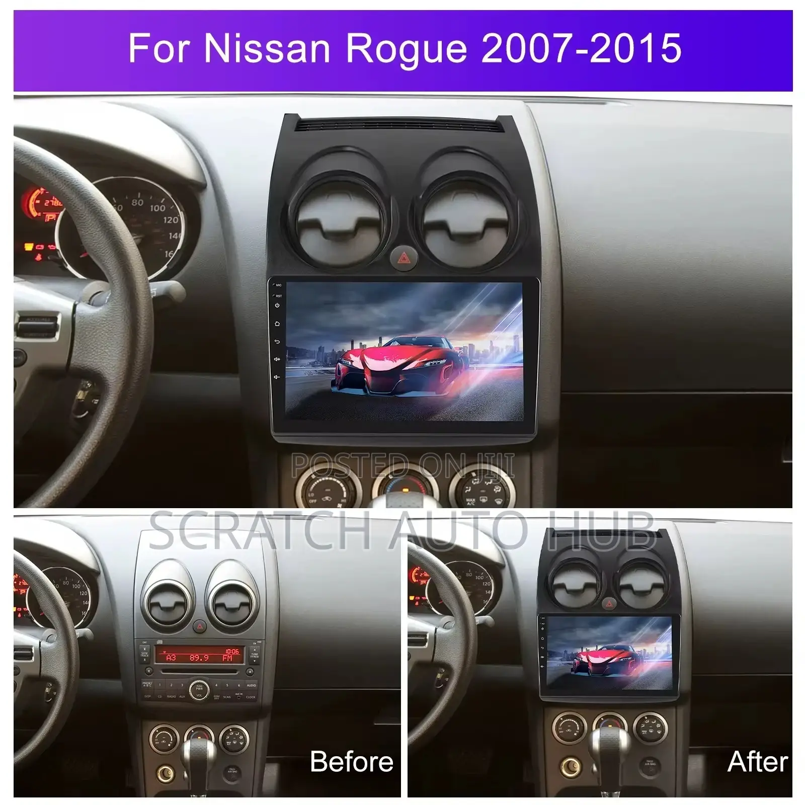 Nissan Rouge Android Tape Available