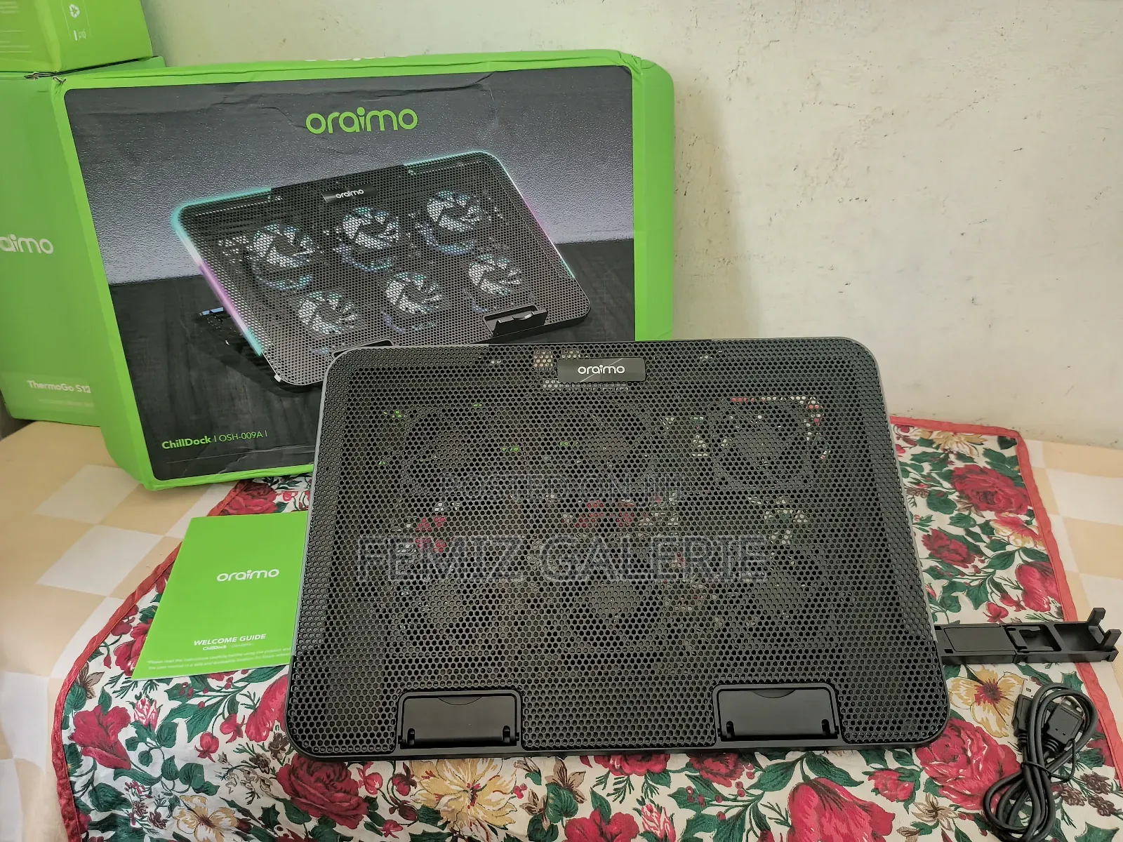 Oraimo Chilldock Dual Usb Ports Laptop Cooler