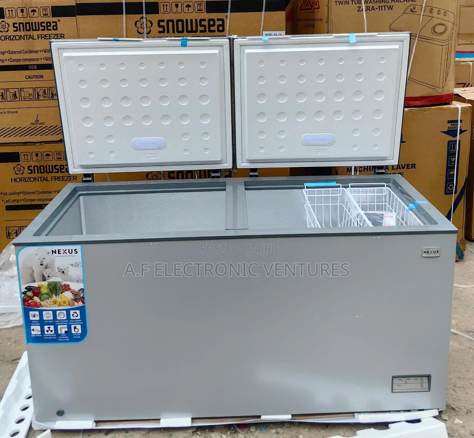 Nexus 508-Litres Chest Freezer (Nx-Fz-508h)