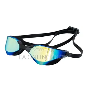 Glide Mirrored Antifog Professional Swimming Goggles.