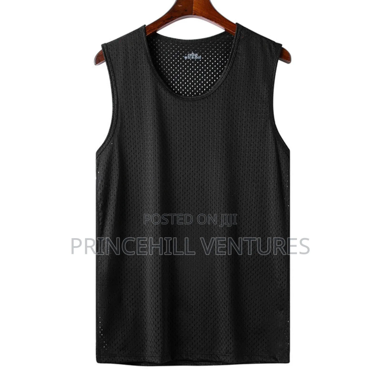 Men’S Lightweight Mesh Cotton Singlet / Vest– Breathable