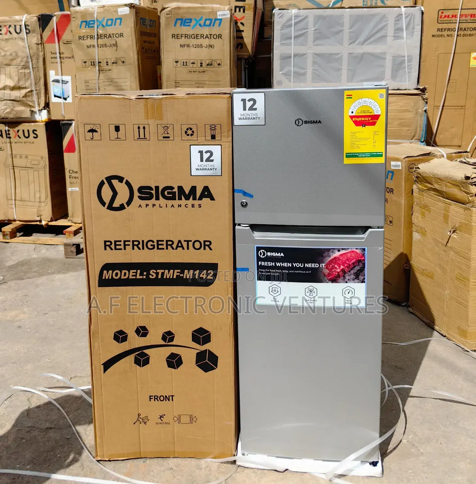 Sigma 138-Litres Refrigerator(Stmf-M142)