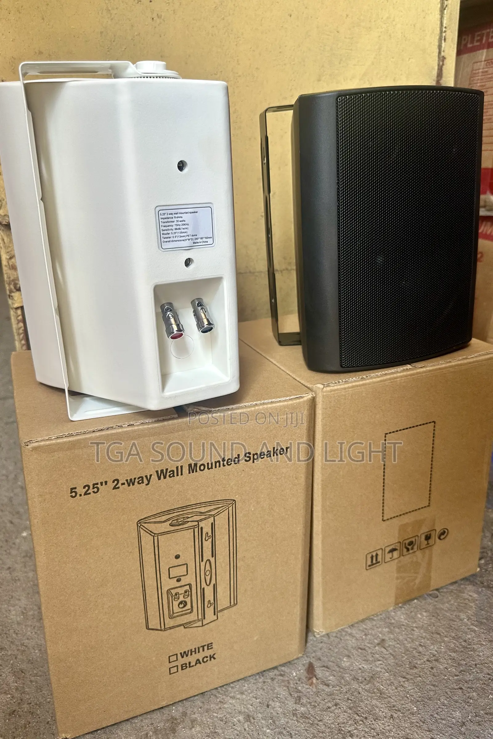 Pro-musica 5.25” 2-way Wall Mounted Speakers - Pair