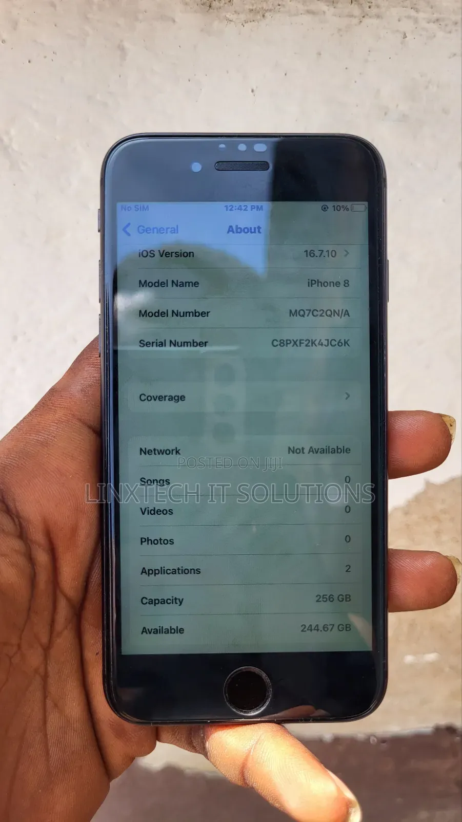 Apple iPhone 8 256 GB Black