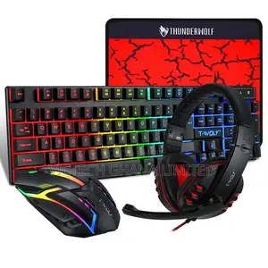 T-Wolf Tf800 4-in-1 Keyboard and Mouse Combo Set