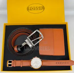 Men’S Watch + Wallet + Belt Gift Set, Men’S Gift Birthday