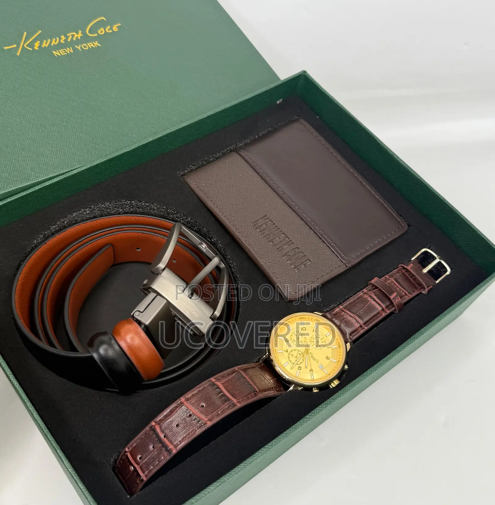 Men’S Watch + Wallet + Belt Gift Set, Men’S Gift Birthday