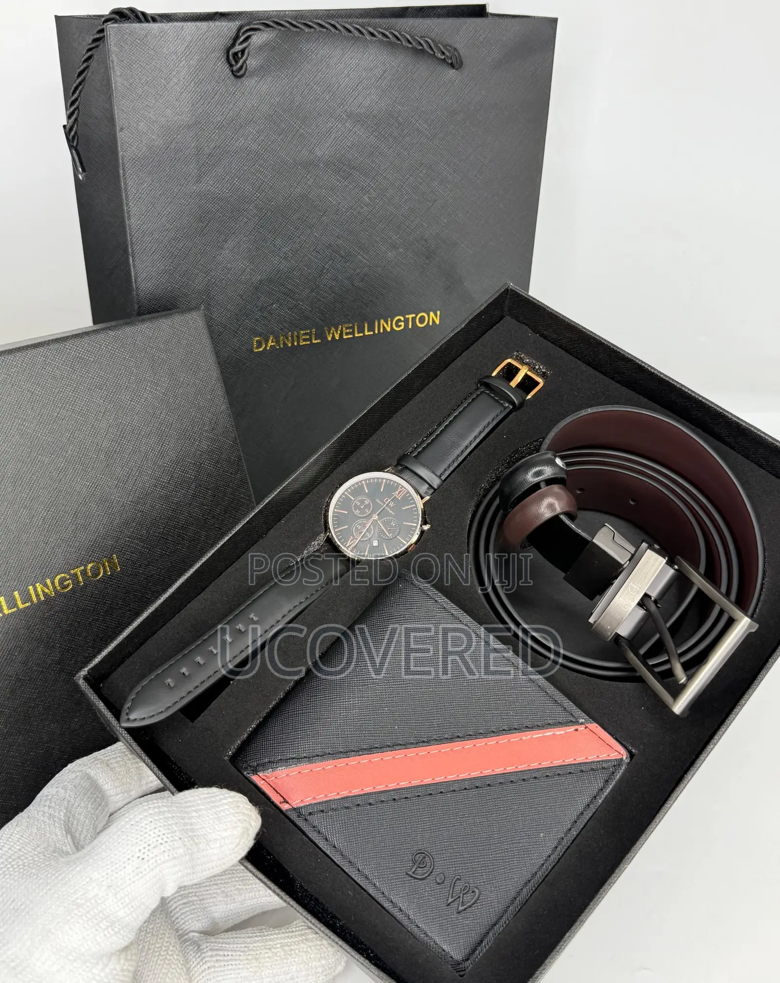 Men’S Watch + Wallet + Belt Gift Set, Men’S Gift Birthday