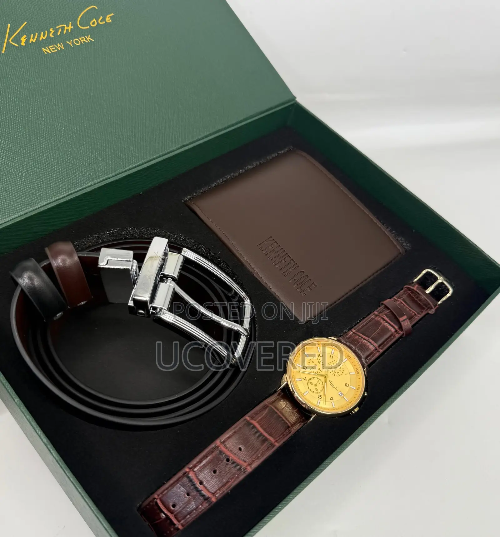 Men’S Watch + Wallet + Belt Gift Set, Men’S Gift Birthday