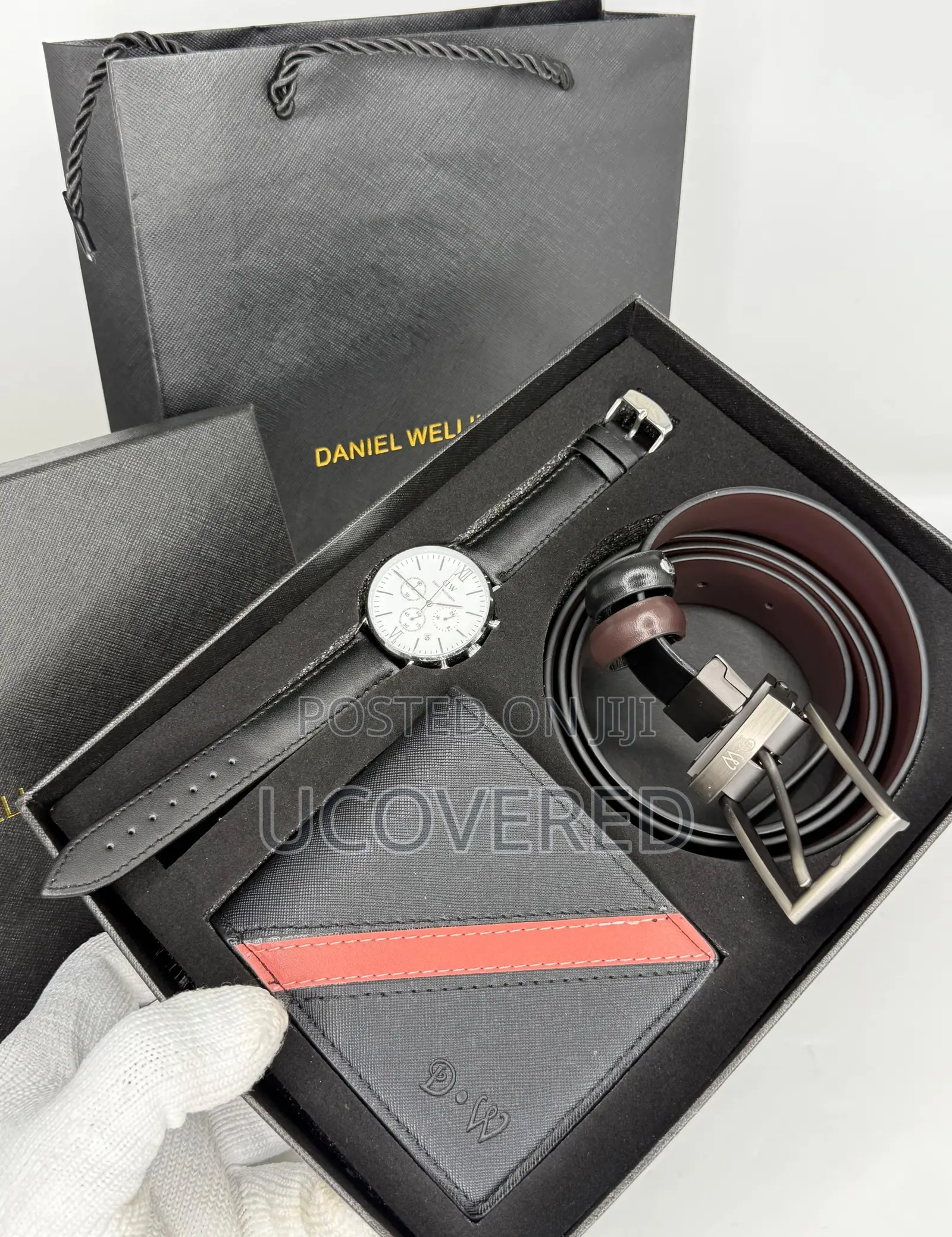 Men’S Watch + Wallet + Belt Gift Set, Men’S Gift Birthday