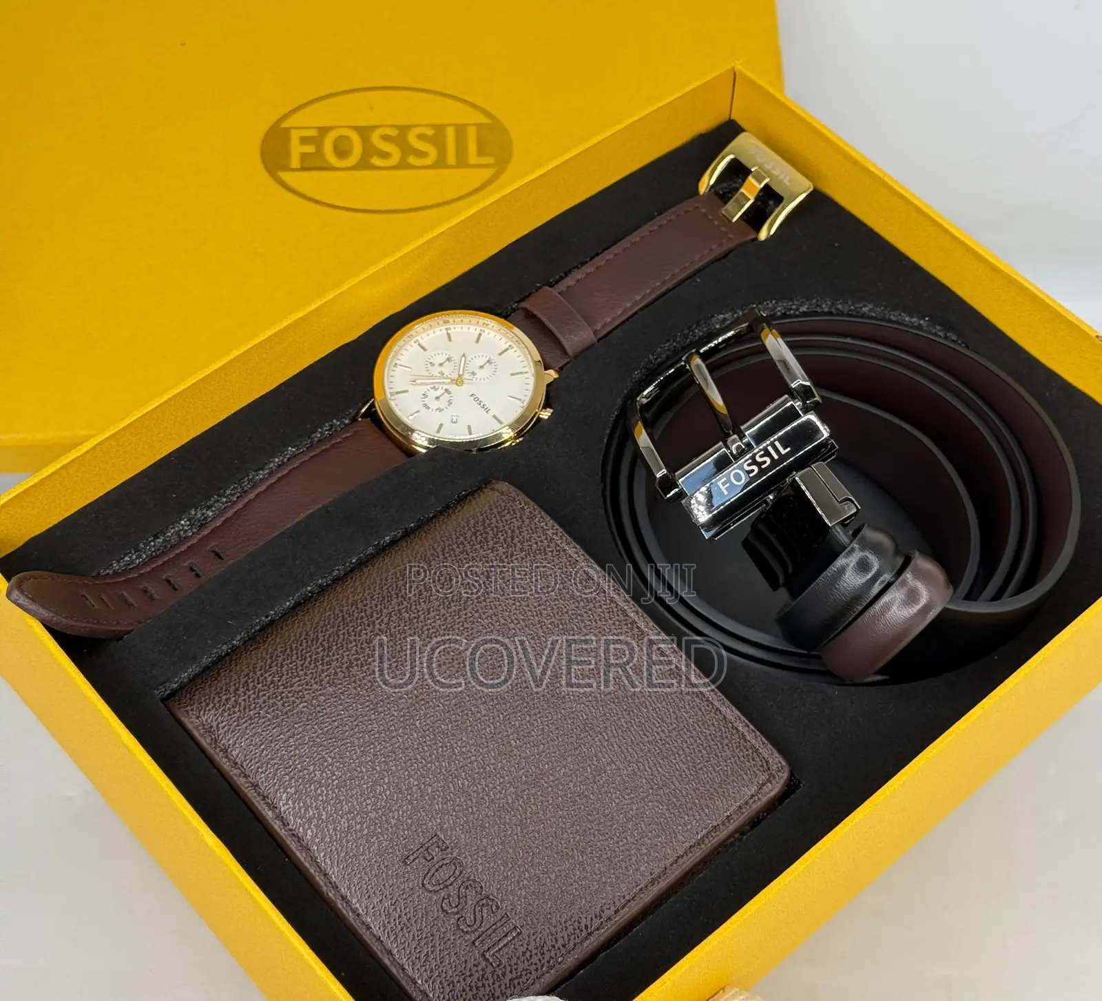 Men’S Watch + Wallet + Belt Gift Set, Men’S Gift Birthday
