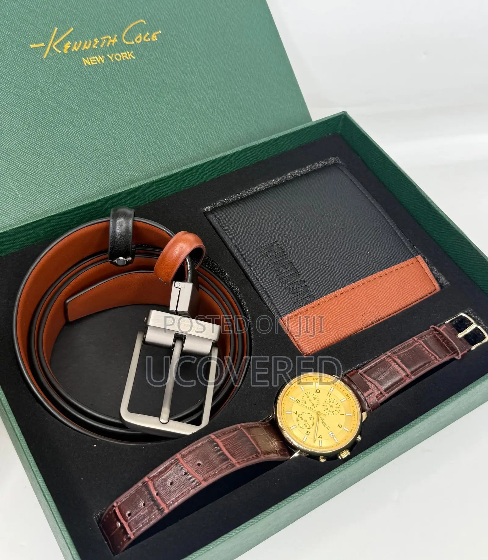 Men’S Watch + Wallet + Belt Gift Set, Men’S Gift Birthday