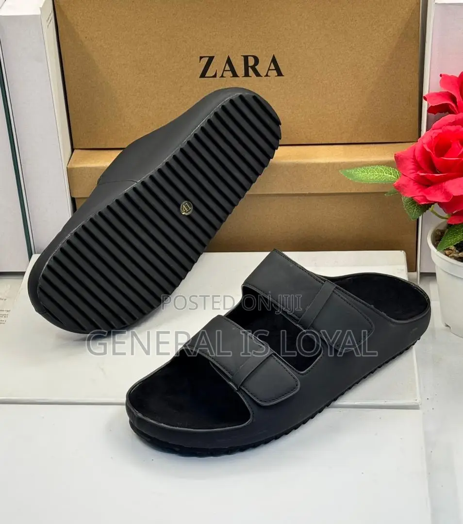 Zara Men Black Men Slippers