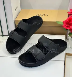 Zara Men Black Men Slippers