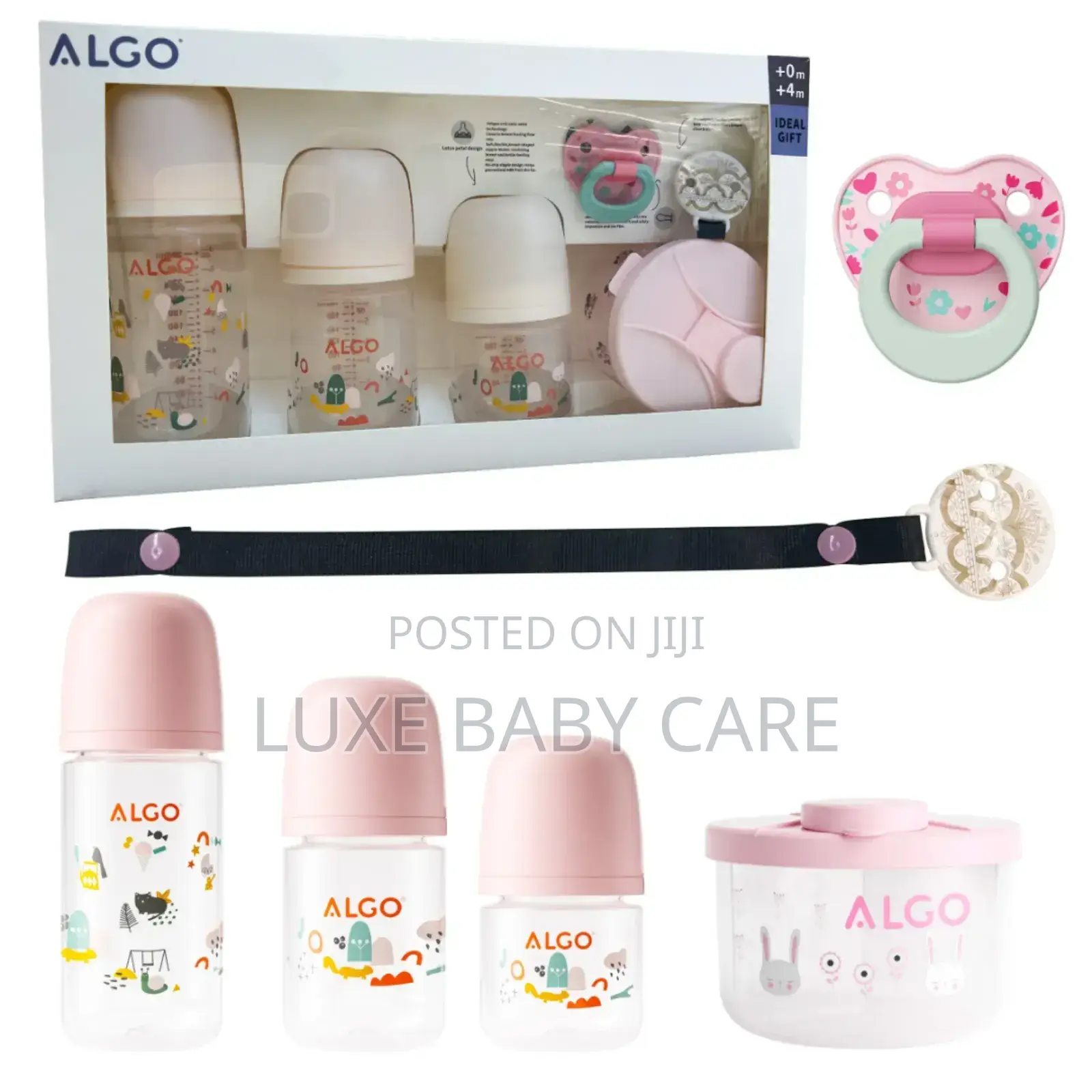 6 Pcs Newbron Gift Set Bpa Free Baby Milk Powder Container