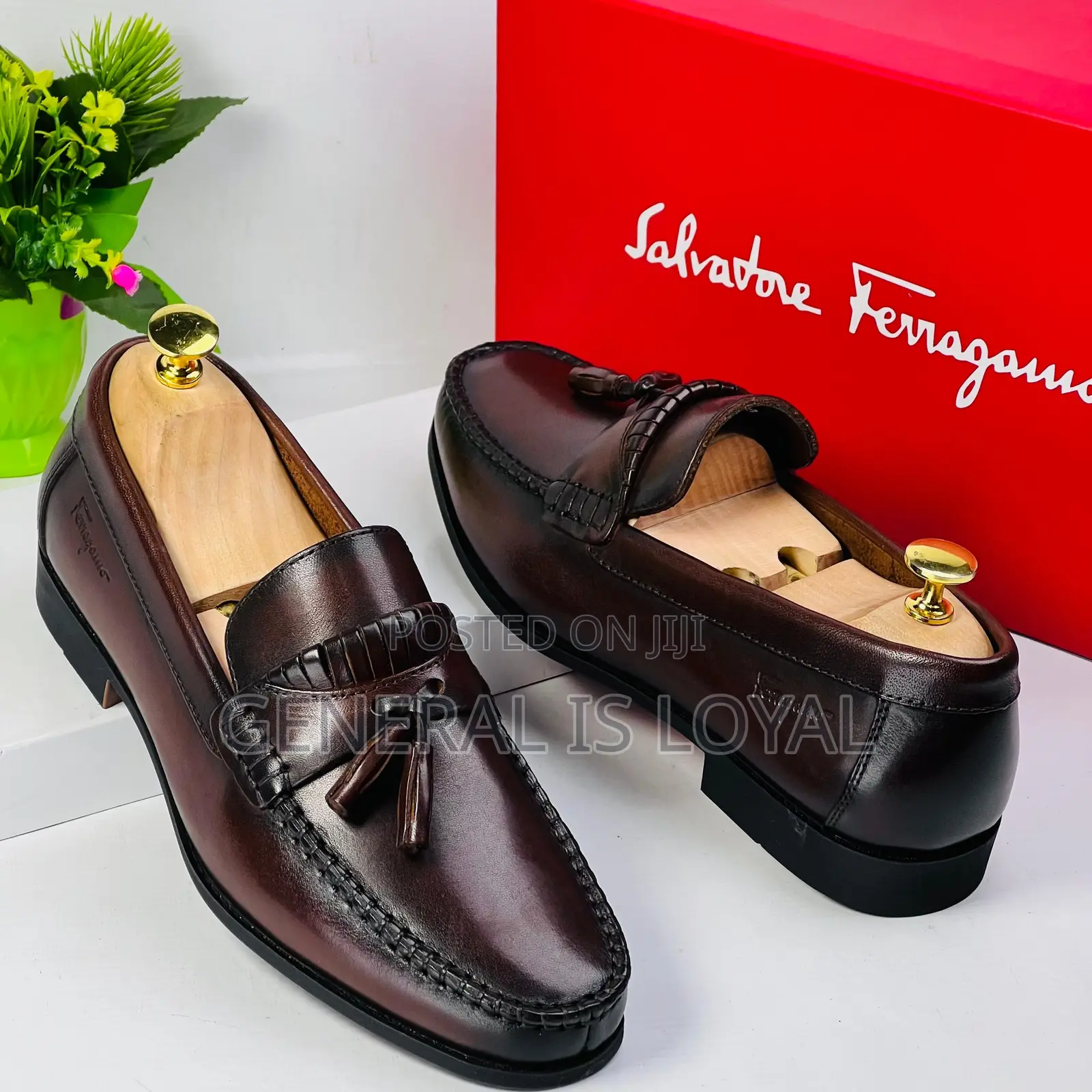 Ferragamo Men’S Leather My Bell Loafers