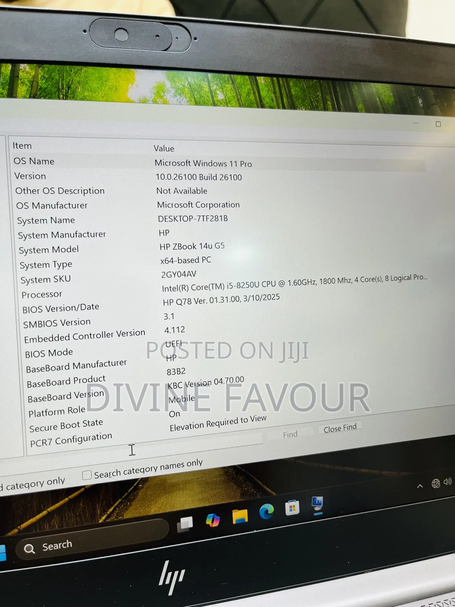 Laptop HP ZBook 14u G5 16GB Intel Core I5 SSD 512GB
