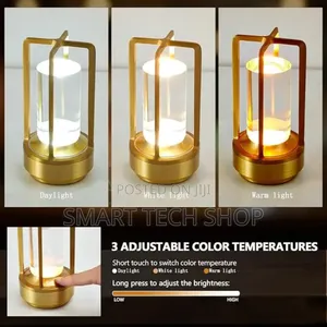 Rechargeable Table Top Led Light For Restaurants, Hotels And Homes.