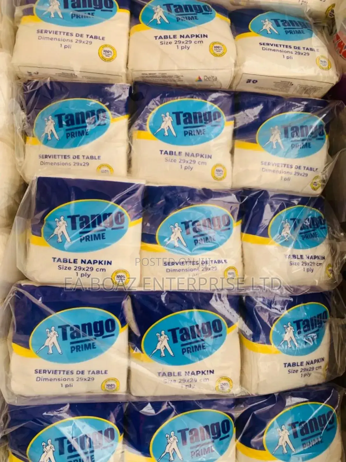 Nhyira , Midaase Tango Prime Table Tissue Napkin Virgin 15packs