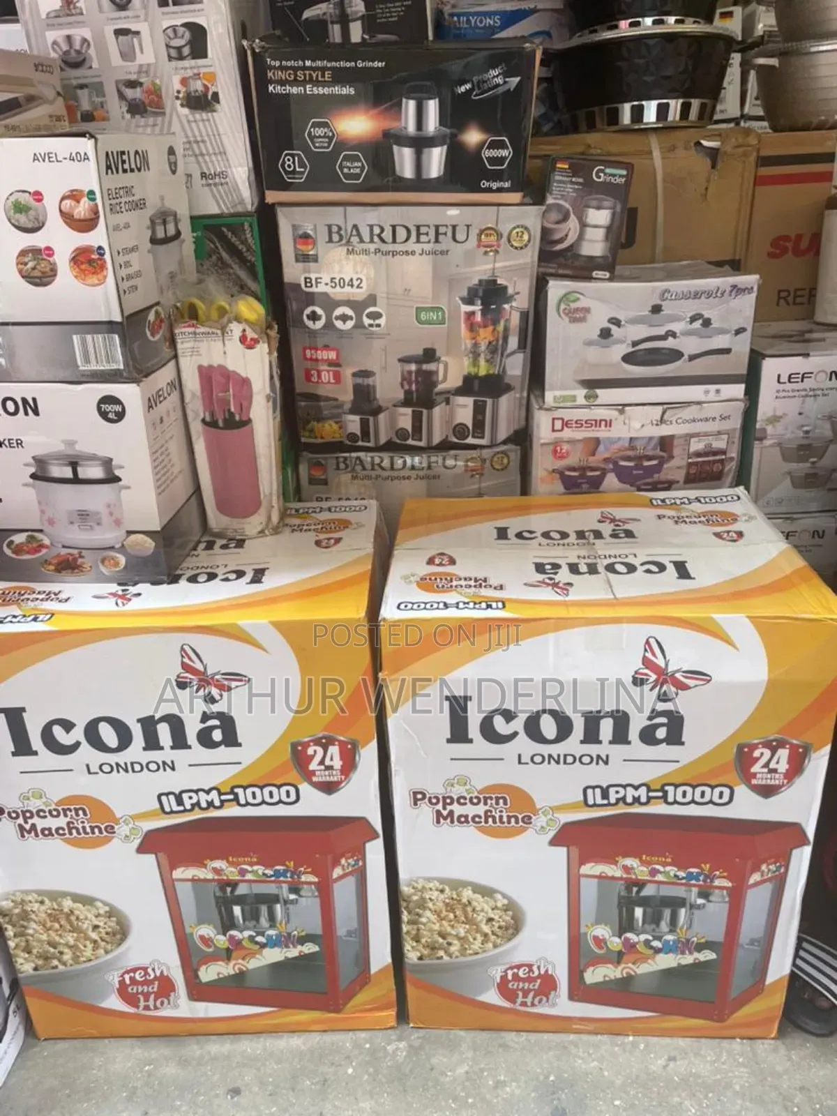 Icona London Foriegn Electric Popcorn Machine