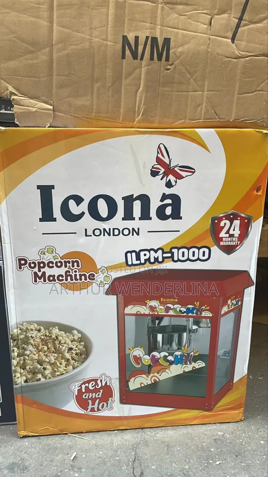 Icona London Foriegn Electric Popcorn Machine