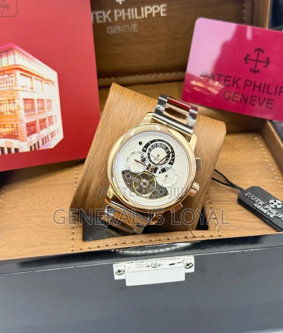 Patek Philippe Chronograph Steel And Rose Gold-toned Mens Watch