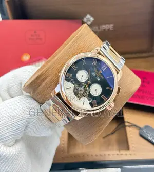 Patek Philippe Chronograph Steel And Rose Gold-toned Mens Watch