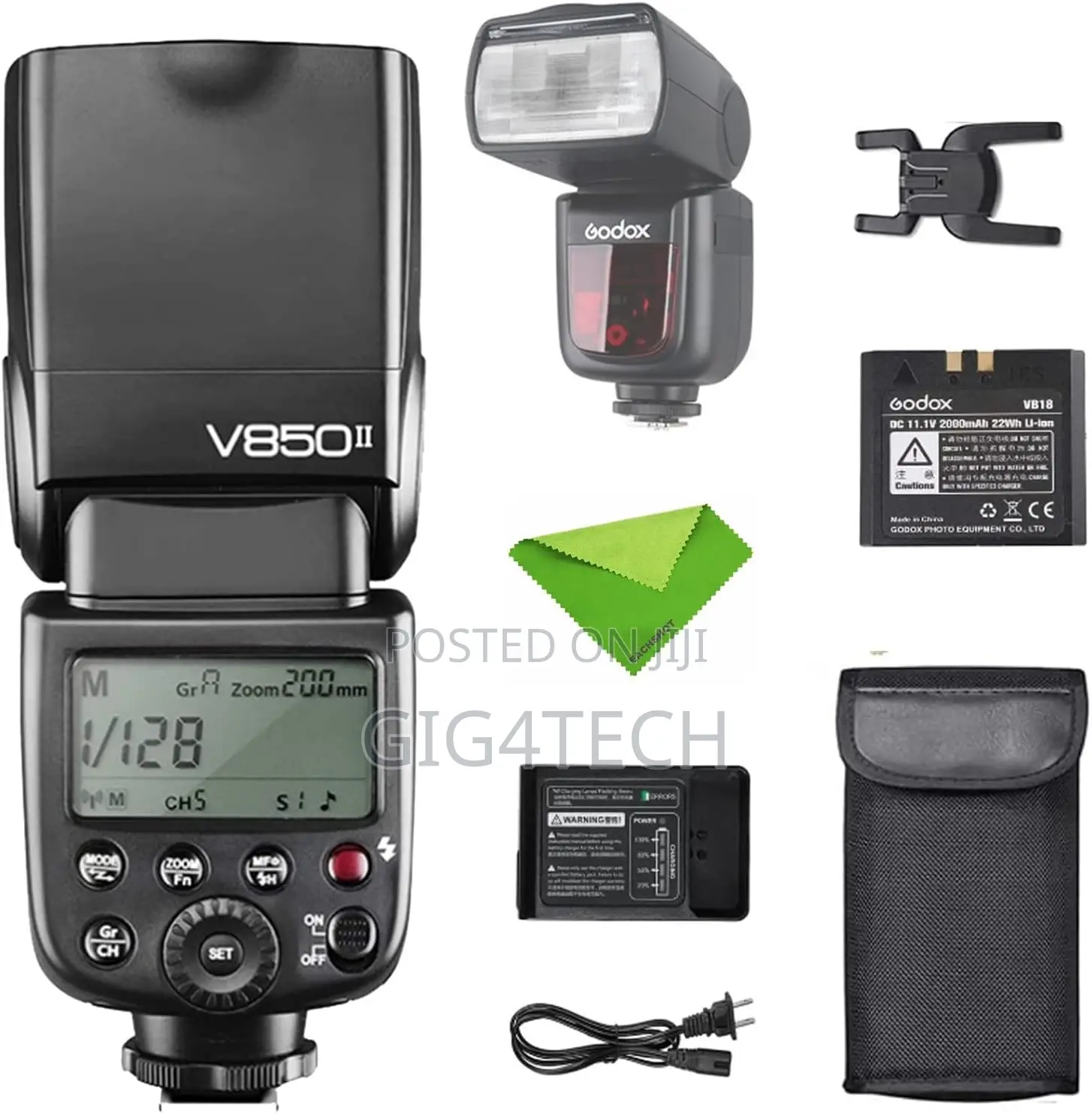 Godox V850ii Kit Ving Lithium-Ion on Top Camera Flash