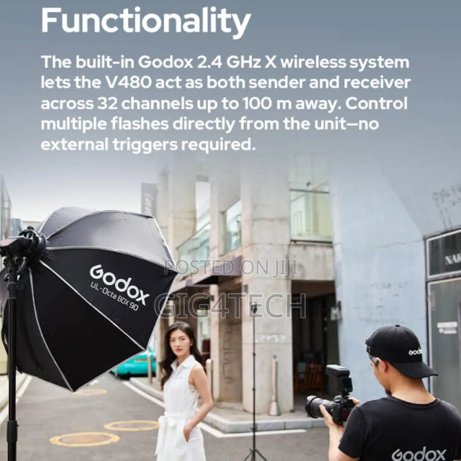 Canon V480c Ttl Lithium-ion Camera Hot Shoe Flash With Screen