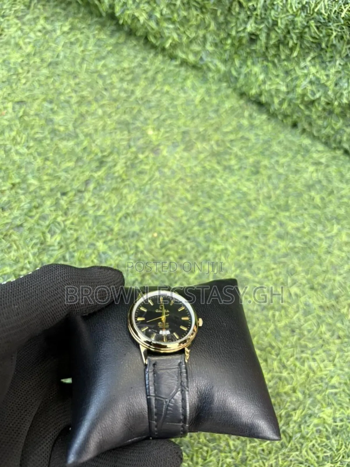 Omega Leather Ladies Watch