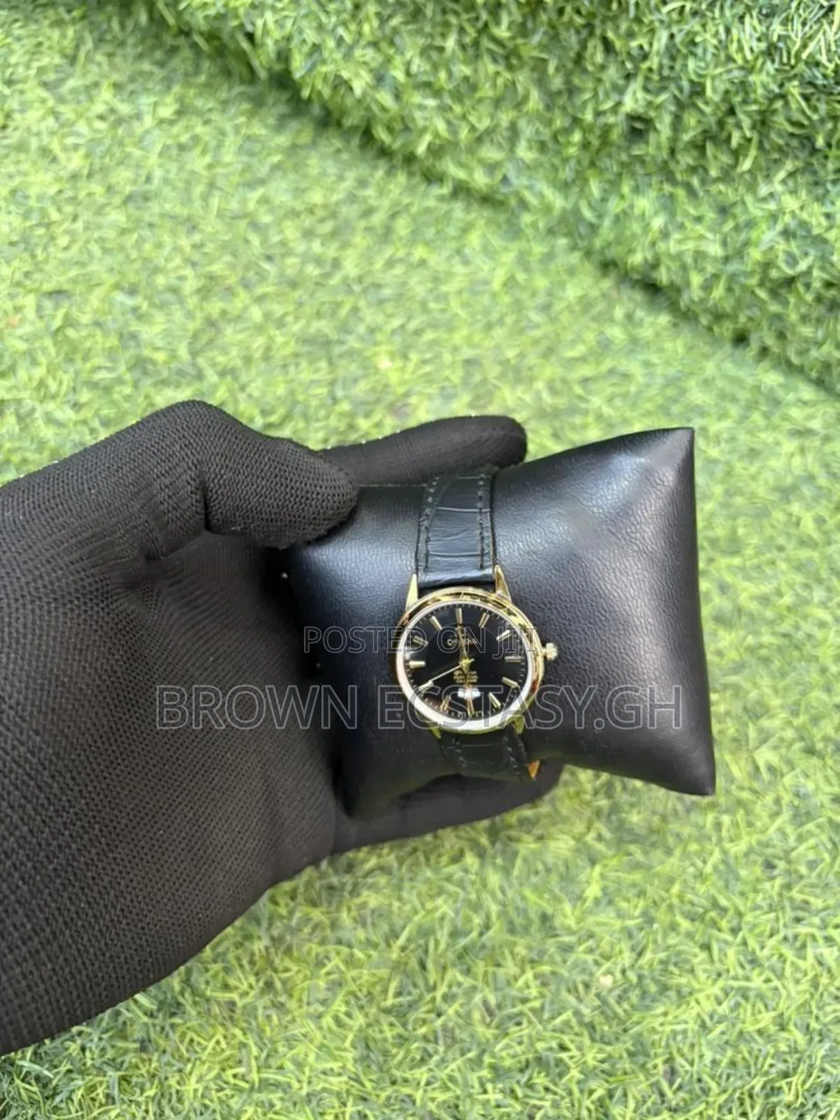 Omega Leather Ladies Watch