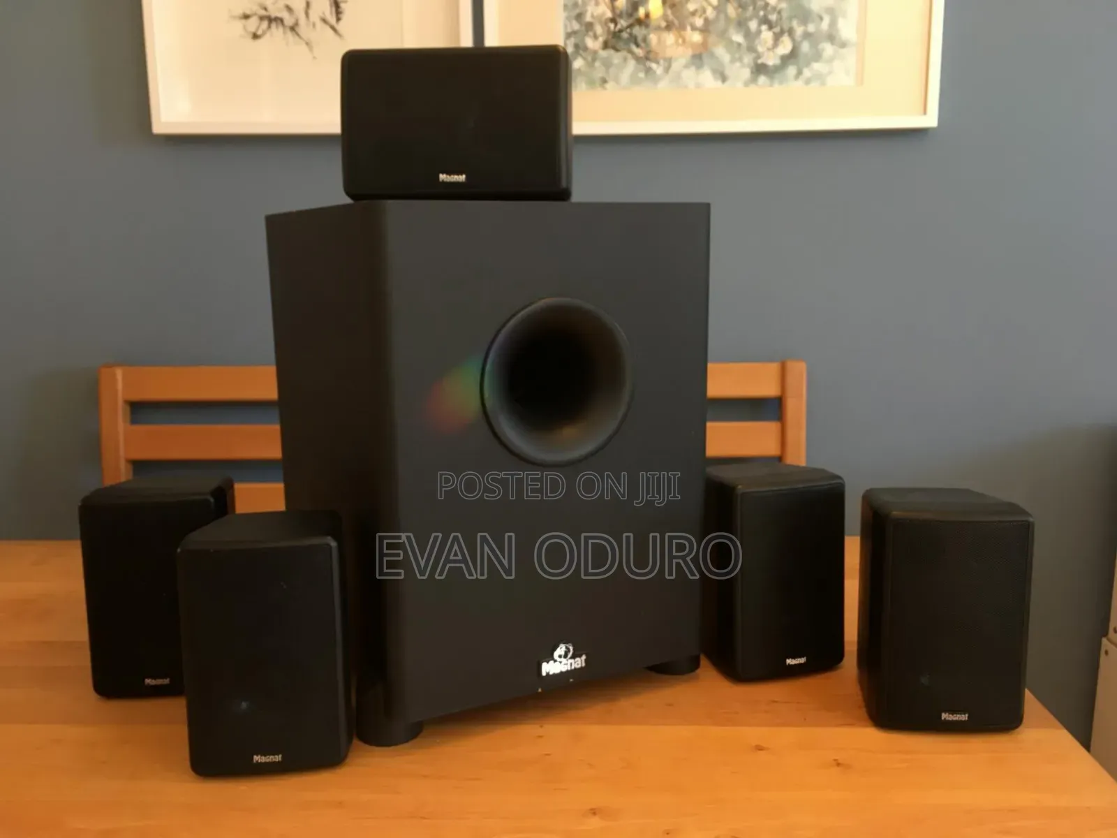 Powerful German Made Magnet 5.1 Full Set Bass and Surround Speakers