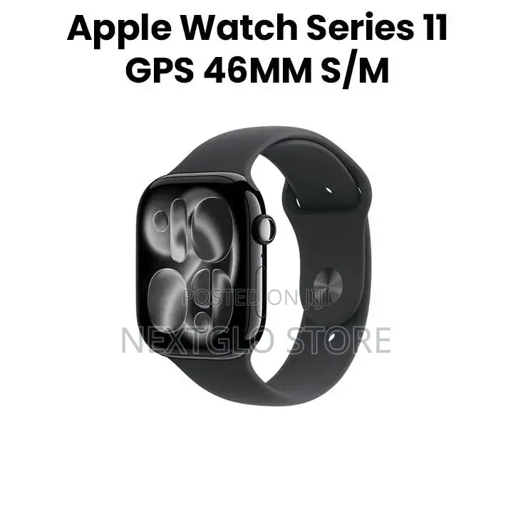 Apple Watch Series 11 GPS 46mm Jet Black Aluminium Case