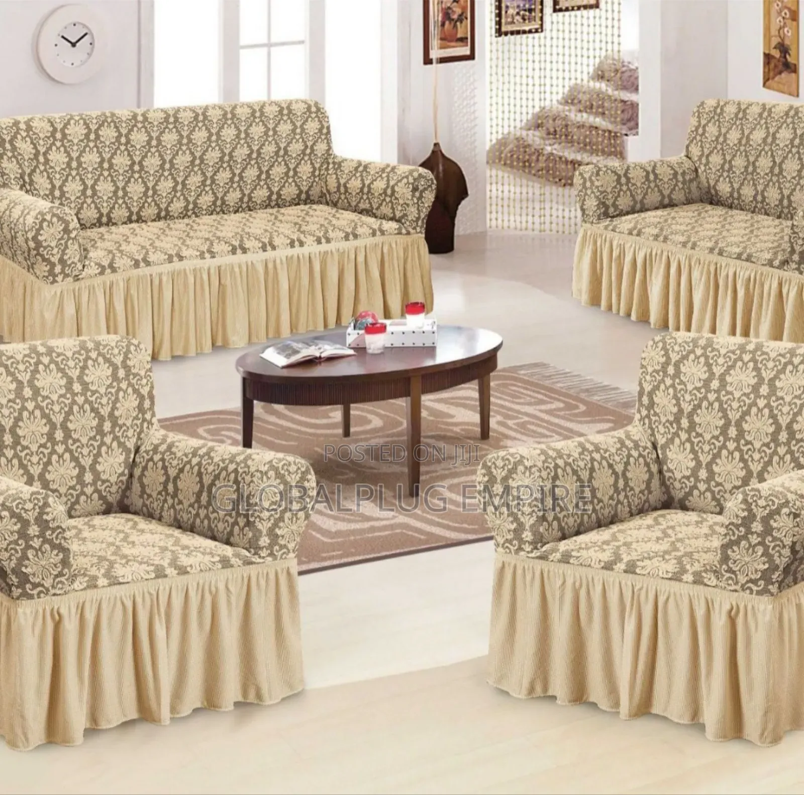 Premium Stretch Sofa Covers Made With High-quality Elastic Fabric
