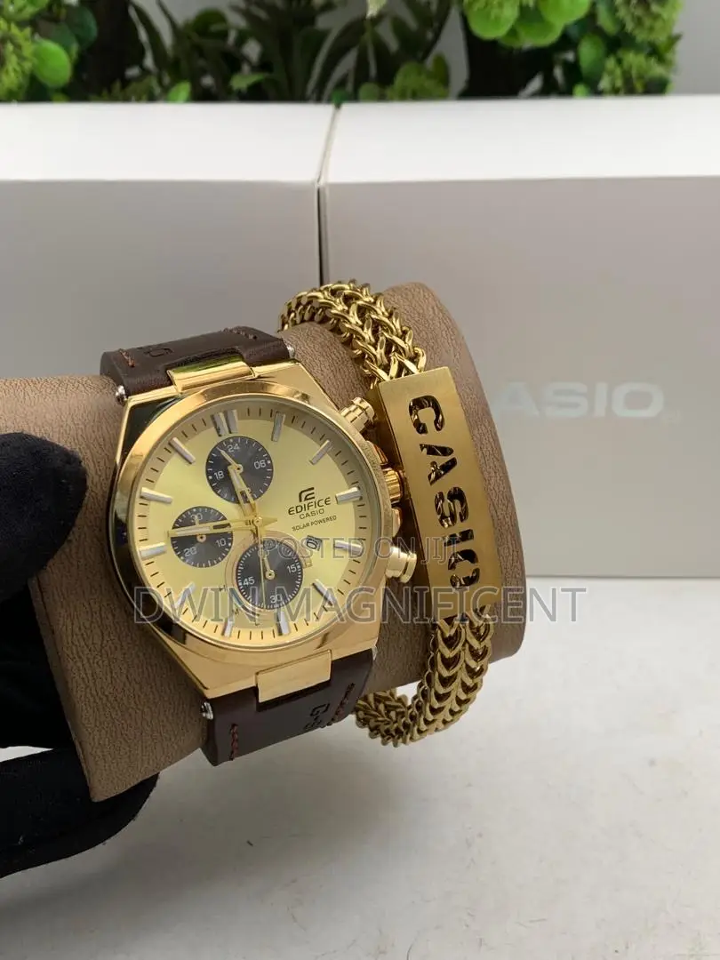 Casio Edifice Chronograph Watch With Bracelet