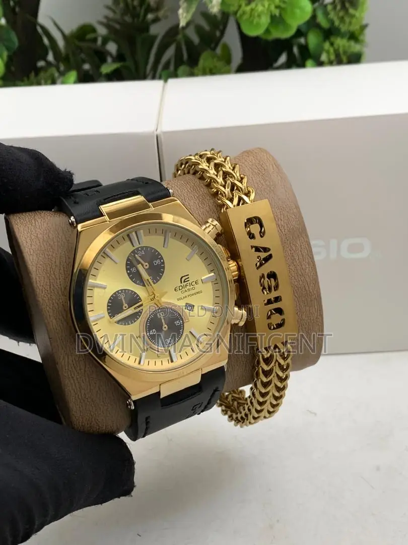 Casio Edifice Chronograph Watch With Bracelet