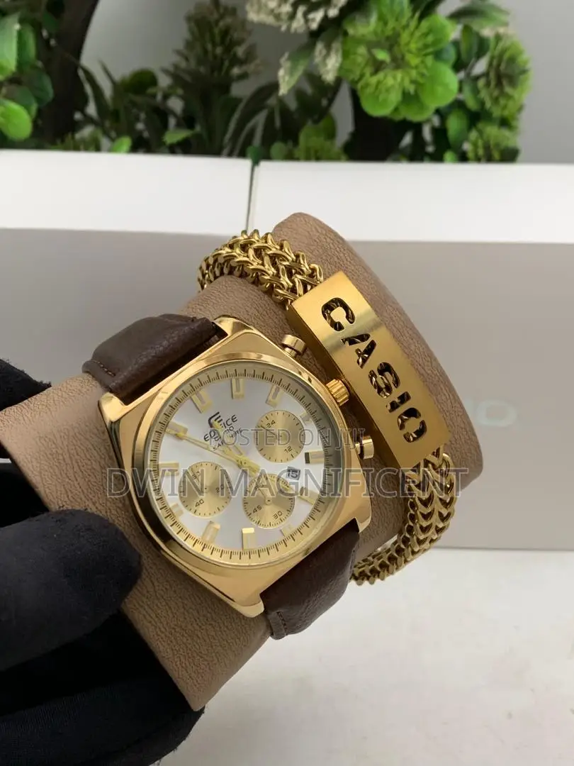 Casio Edifice Chronograph Watch With Bracelet