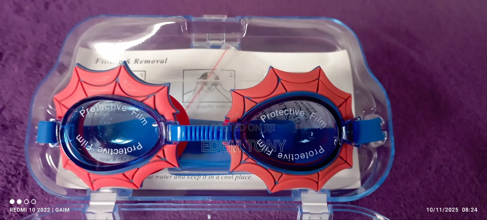 Spiderman Swimming Goggles for Kids