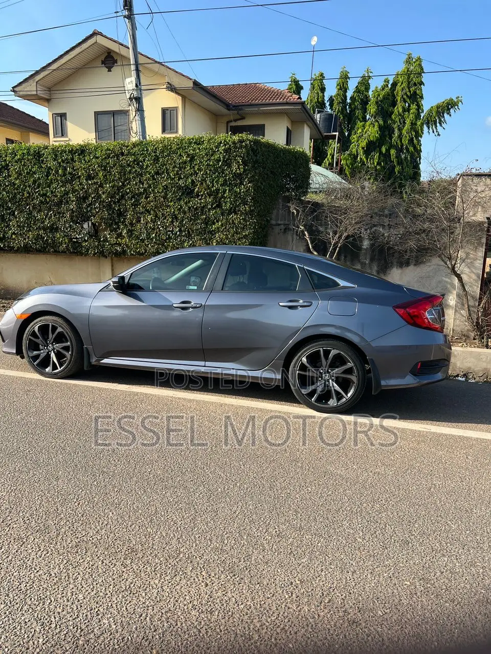 Honda Civic Sport Sedan 2020 Gray