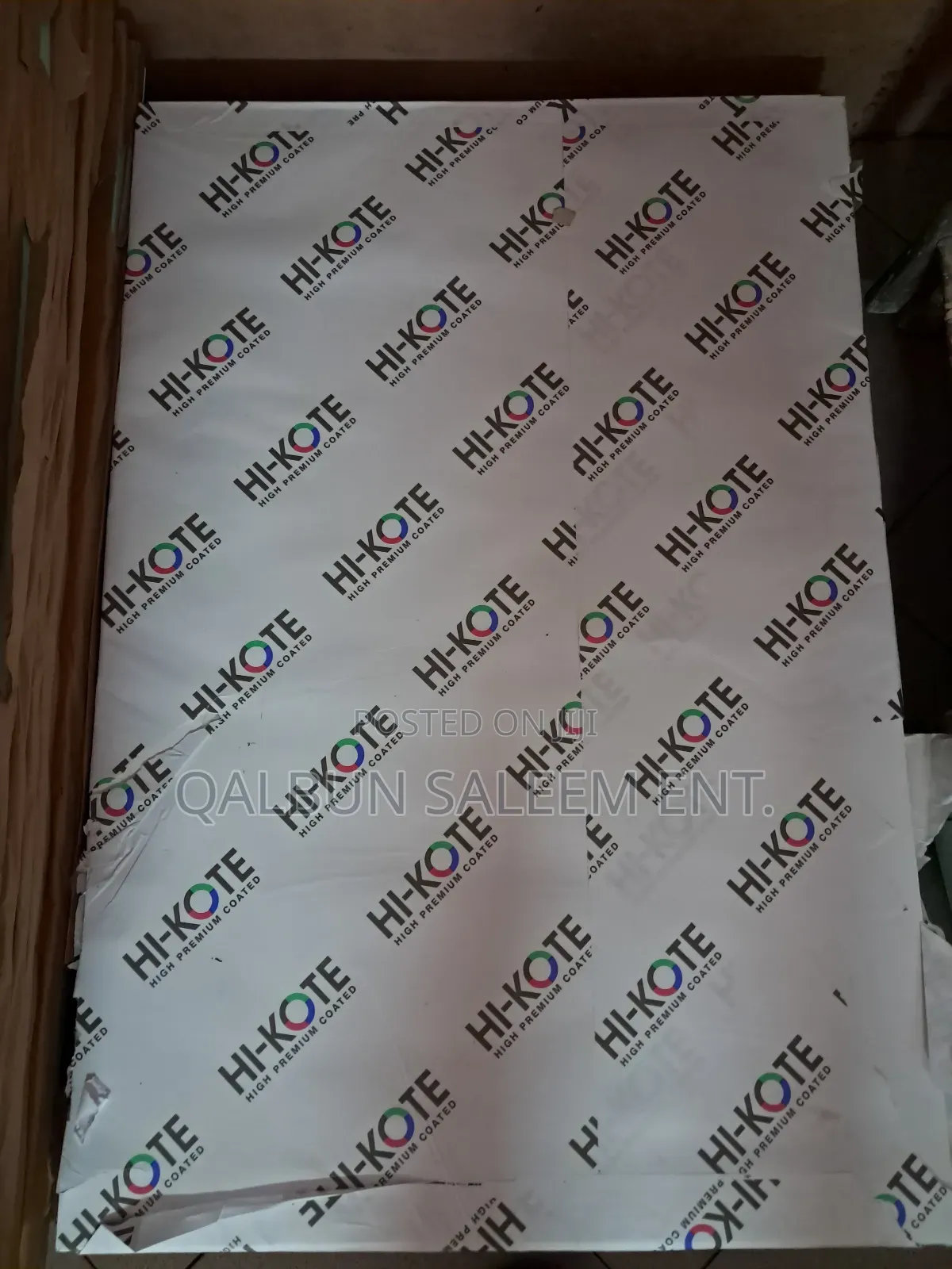 Hi-kote Glossy Art Paper 130gsm Niegrian Size 622*914mm