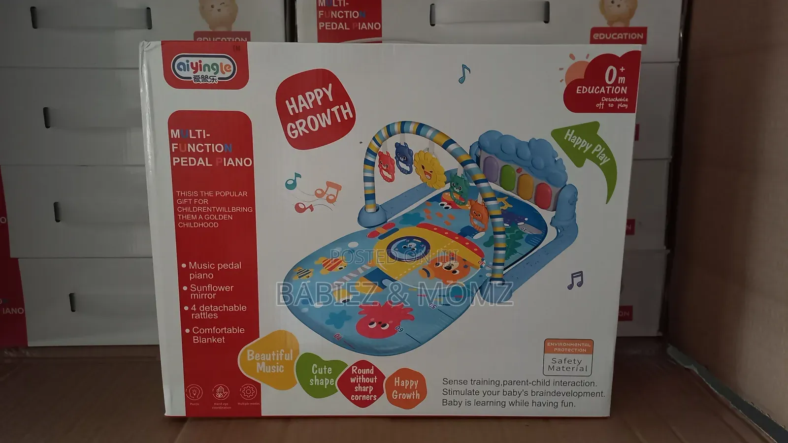 4-in-1 Multifunctional Baby Gym Music Mat