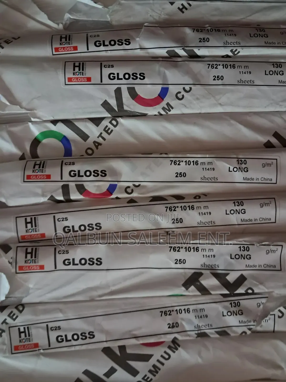 Hi-kote Glossy Art Paper 130gsm 30×40 762*1016